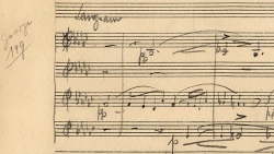Arnold Schönberg: Streichquartett Nr. 2 op. 10, Skizzenbuch